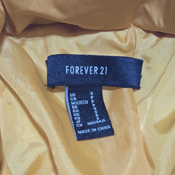 Forever 21 Golden Satin Fabric - Picture 4 of 14